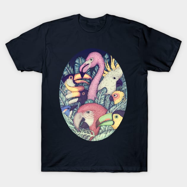 The Jungle Birds T-Shirt by Villainmazk